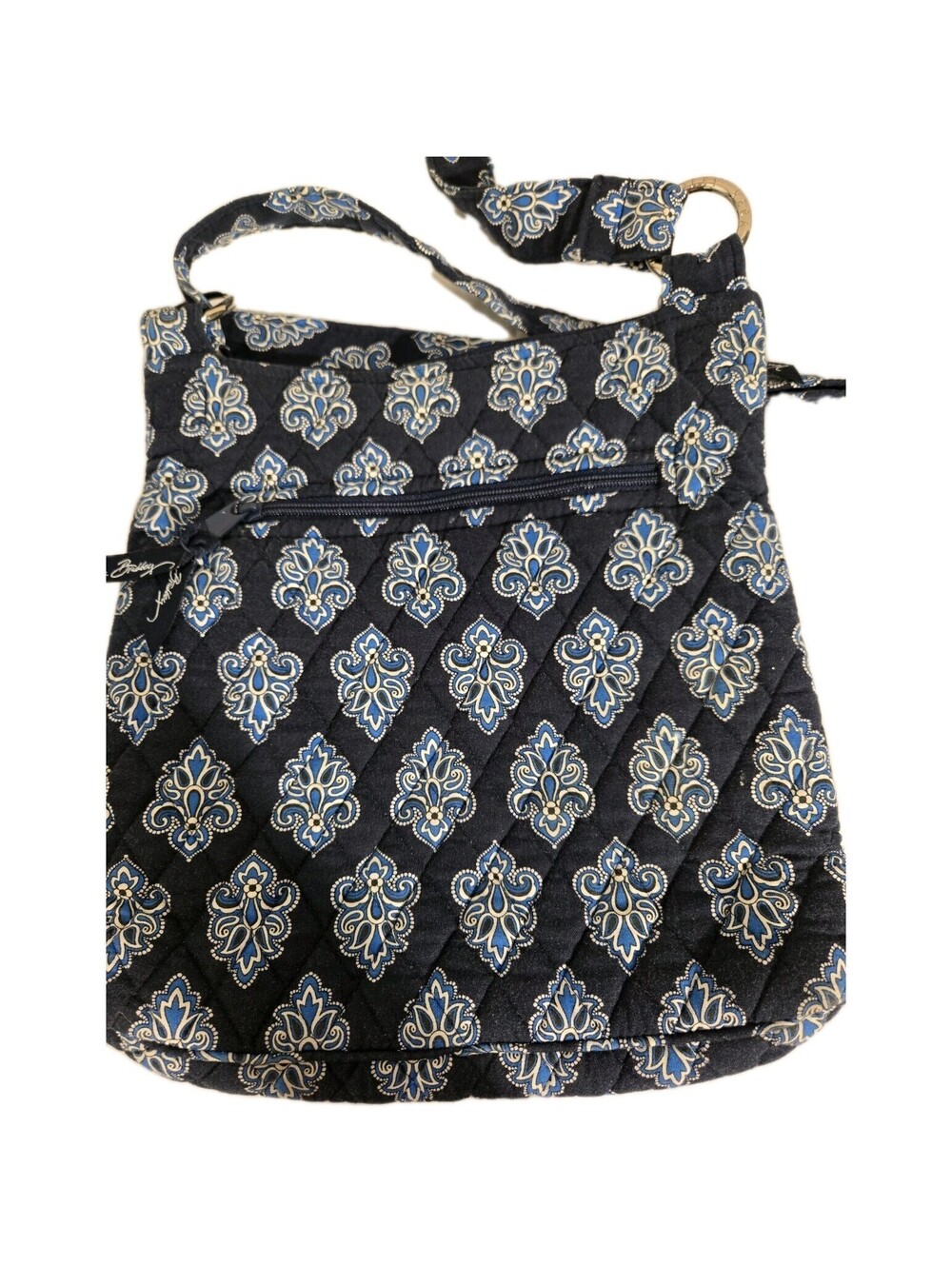 vera bradley calypso Blue Quilted Crossbody Bag